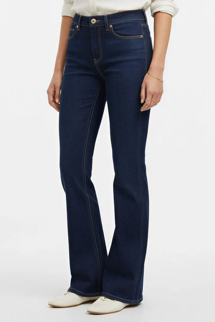 Petite Mid Rise Bootcut Jeans