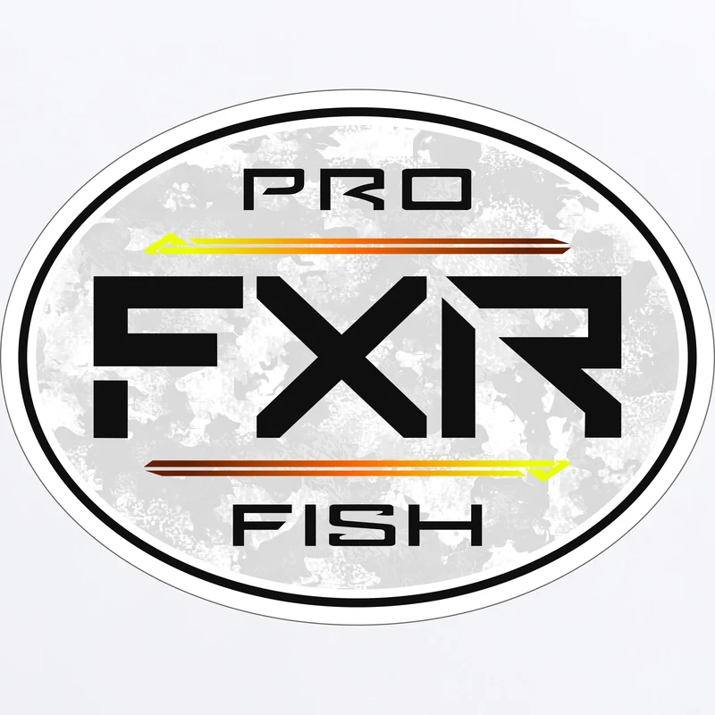 Pro Fish Round Sticker 3"