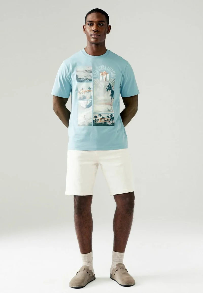 T-Shirt Imprime Blue
