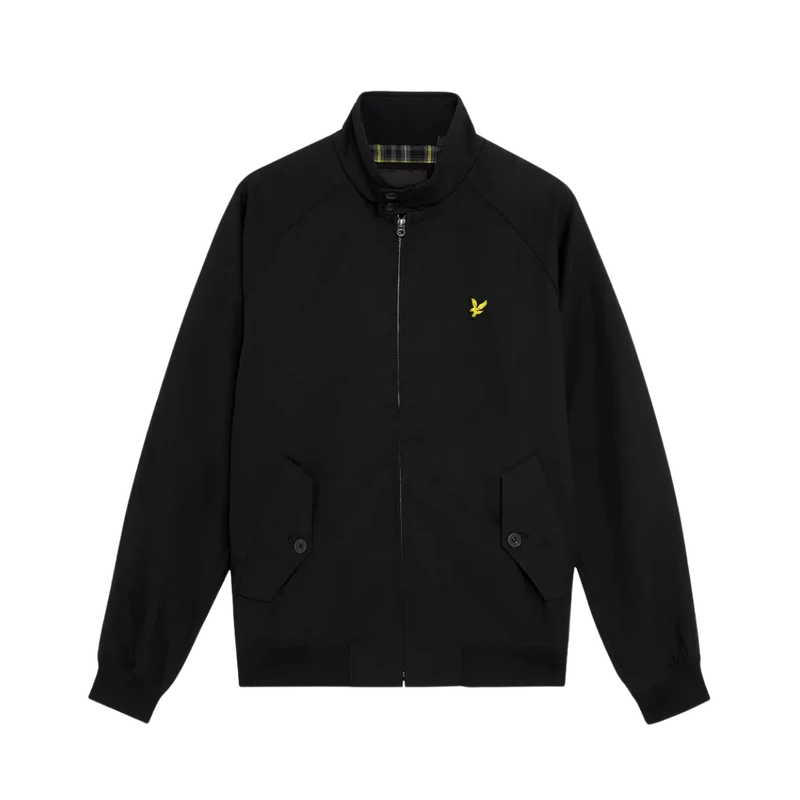 Cotton Harrington Jacket - Jet Black