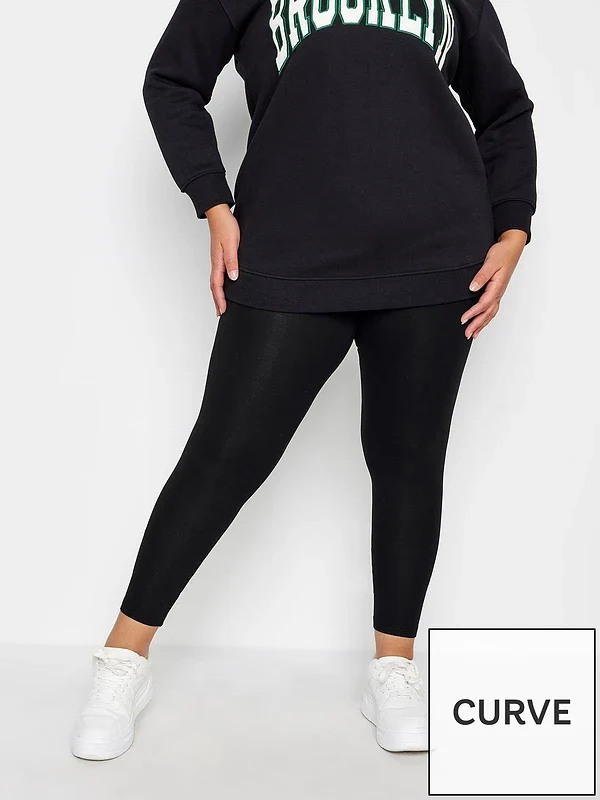 Viscose Elastane 2 pack Leggings In Black