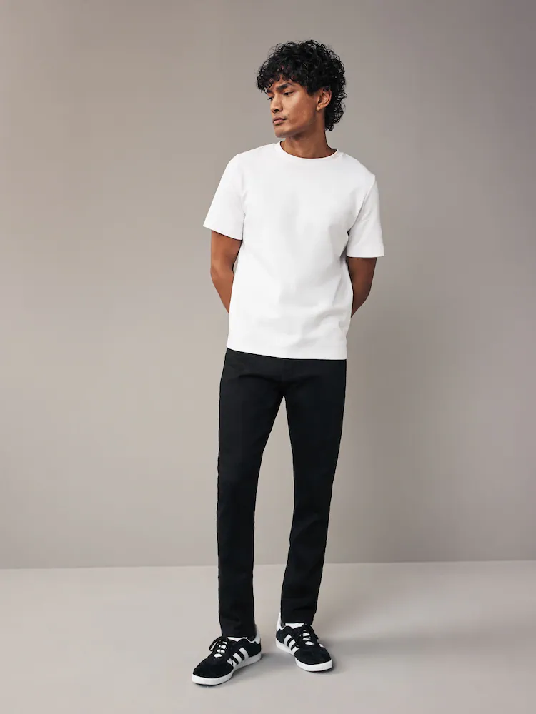 Black Skinny Fit Comfort Stretch Jeans