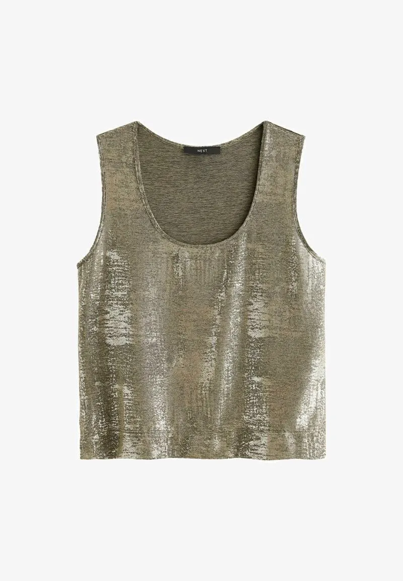 Scoop Regular Fit Top-Gold