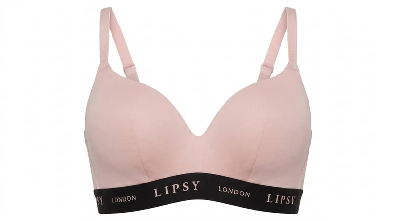 Lipsy Light Padded Bra Pink