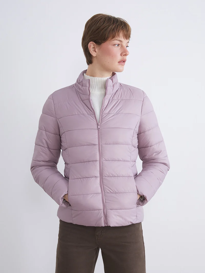 Lcw Eco Funnel Neck Women's Puffer Coat