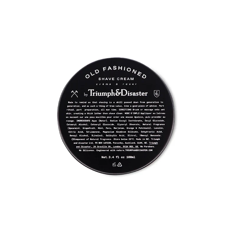Old Fashion Shave Cream 100ml Jar by Triumph & Disaster