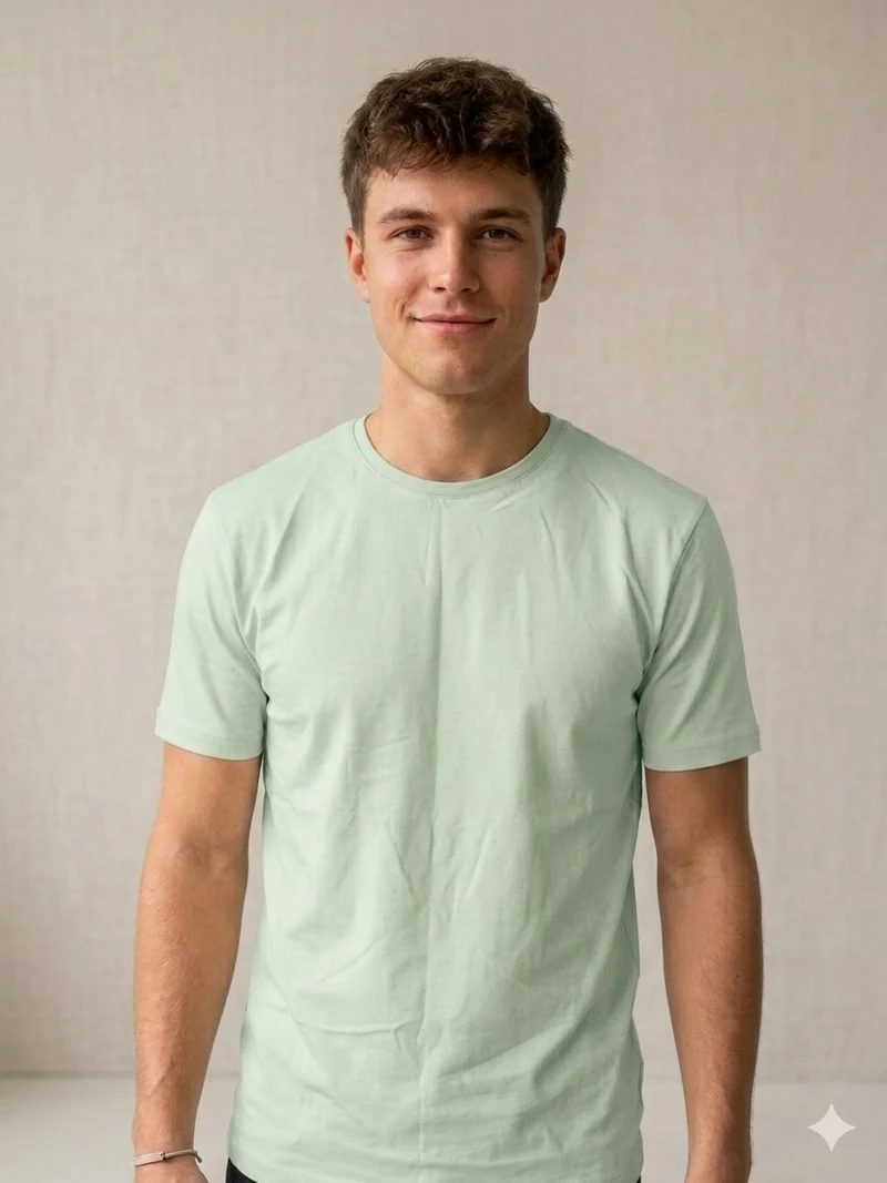Supima Cotton T-Shirt - Pale Green