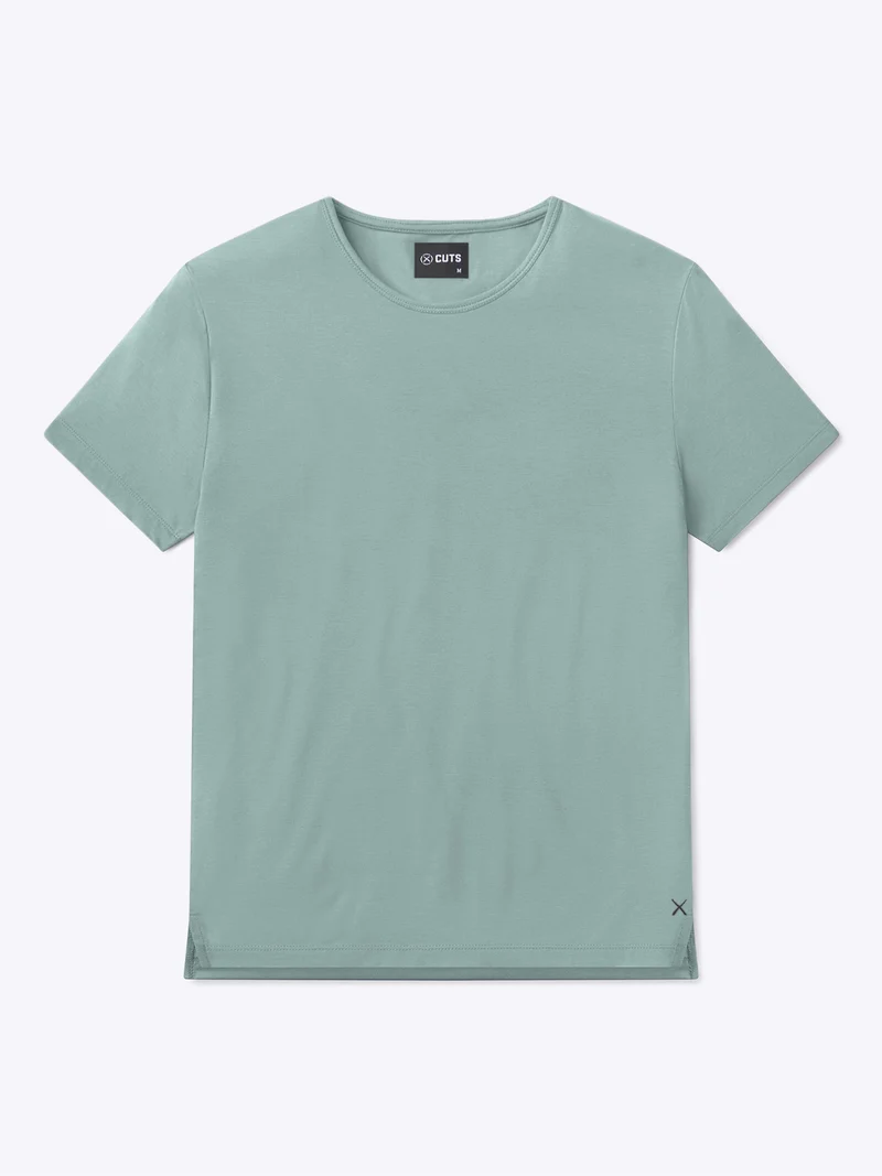 AO Split-Hem Tee | Stormy Sea Signature-Fit PYCA Pro®