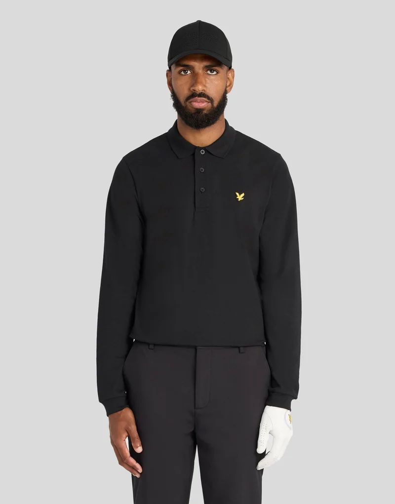 Technical Long Sleeve Polo Shirt