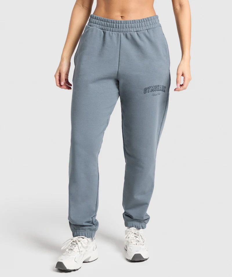 Gymshark Collegiate Jogger - Iron Blue