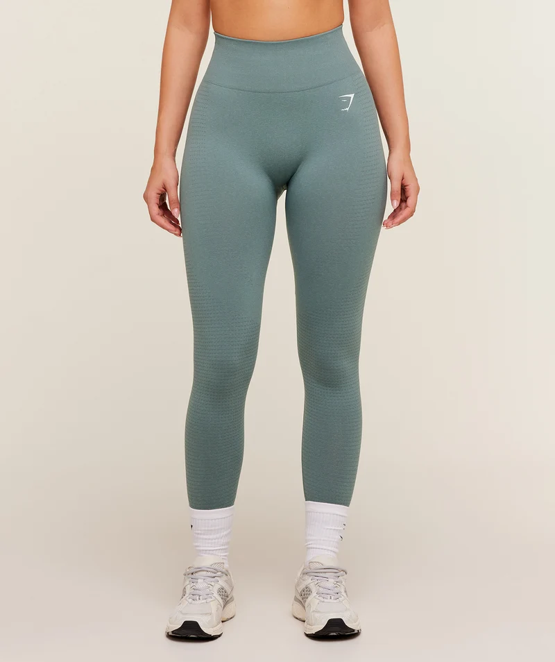 Gymshark Vital Regular Leggings - Celeste Blue/Marl
