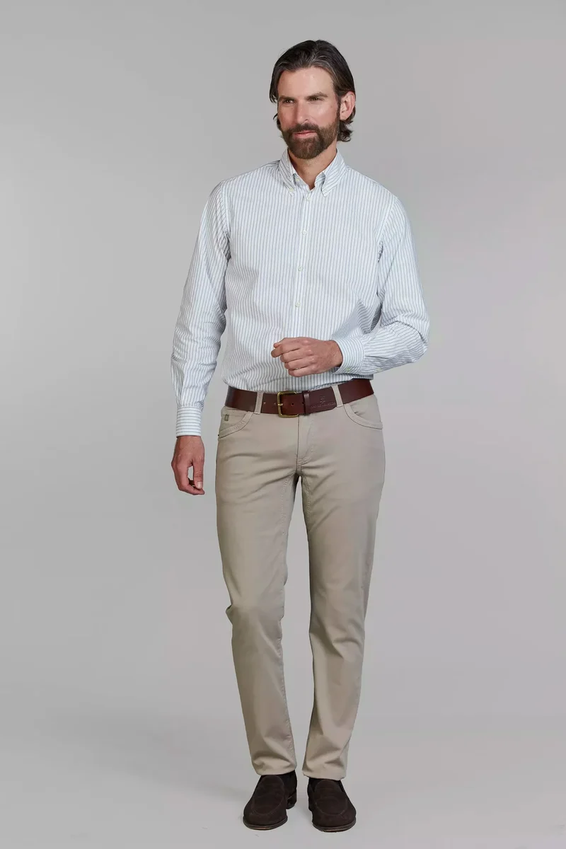 5-PKT CUT'N SEW PAN OXFORD - 07 MOLE