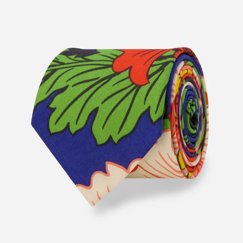 Modern Dandy Floral Navy Tie