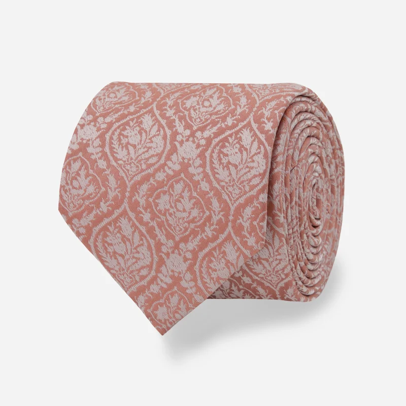 Laura Ashley x The Tie Bar Foscot Damask Rose Tie