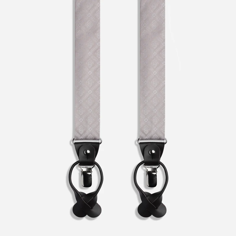 Laura Ashley x The Tie Bar Landford Champagne Suspender