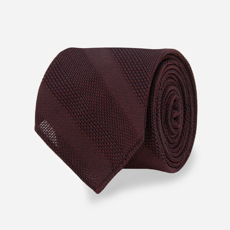 Ivy Grenadine Burgundy Tie