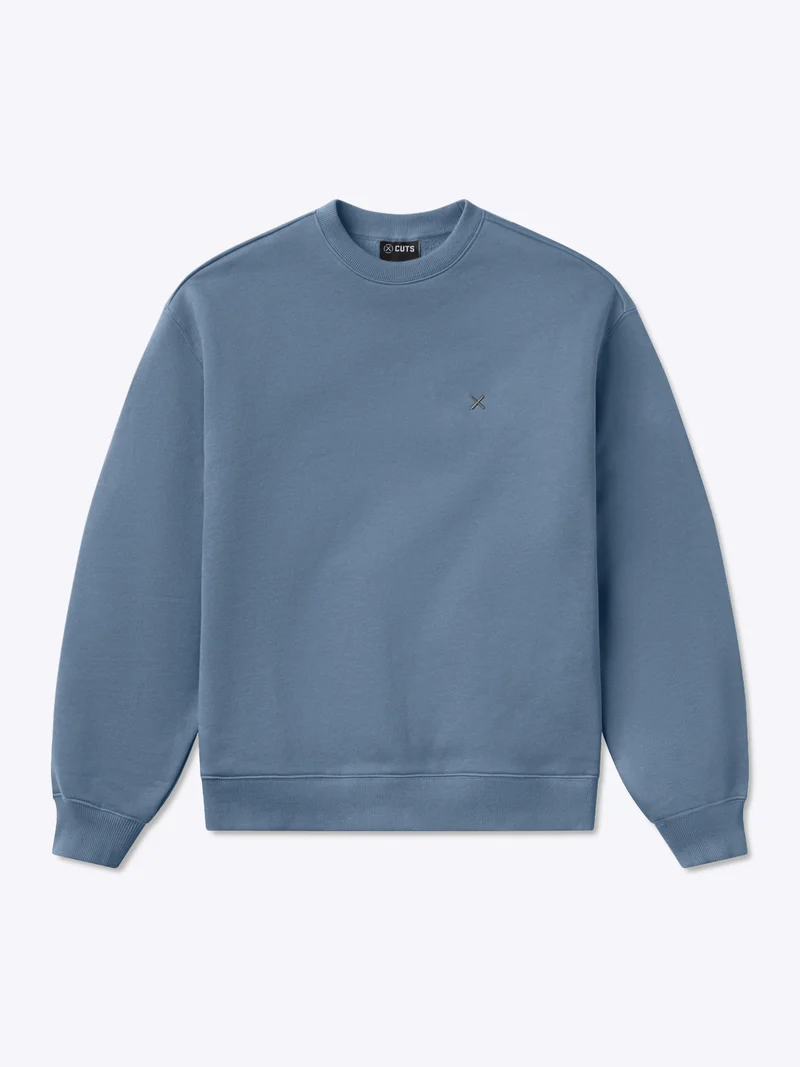 Divine Fleece Pullover | Cadet Blue Classic-fit