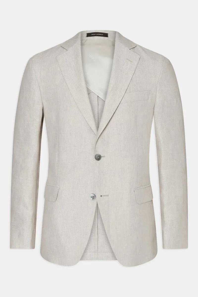 Ferry Soft Blazer Linne - 907 White Grass