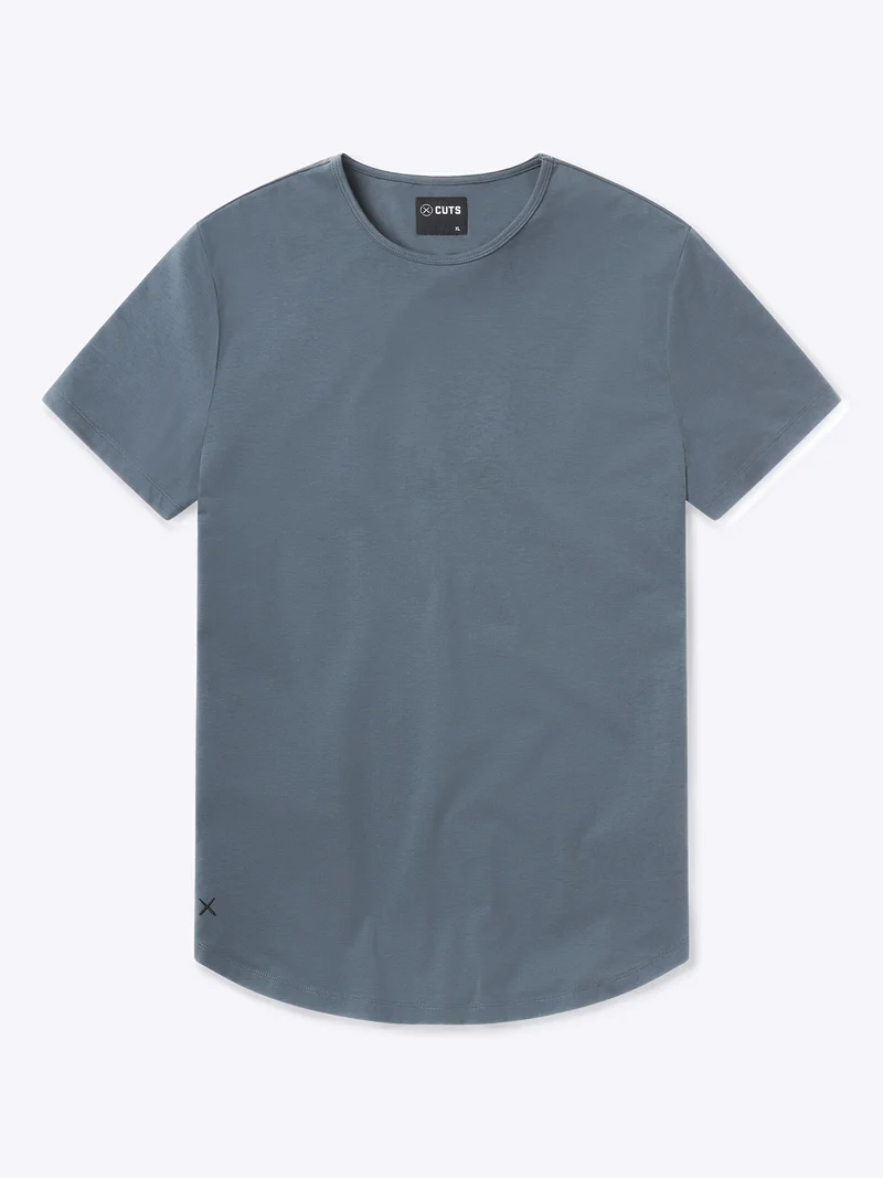AO Curve-Hem Tee | Ocean Storm Signature-fit PYCA Pro®