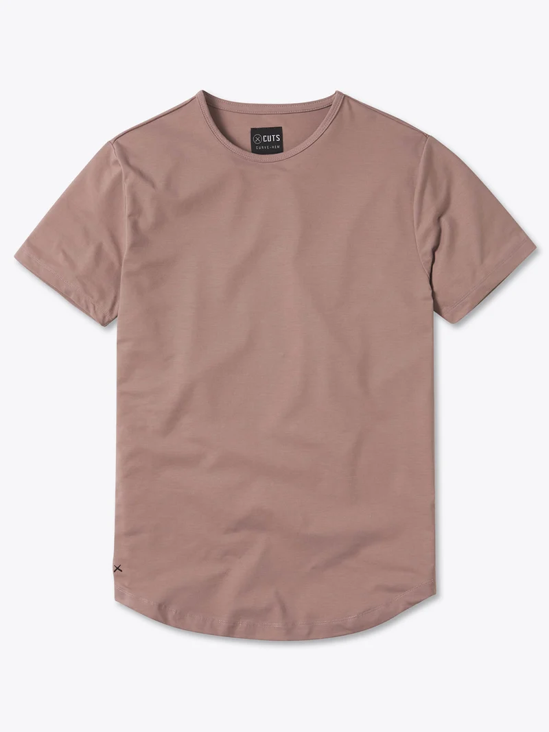 AO Curve-Hem Tee | Mountain Mist Signature-fit PYCA Pro®