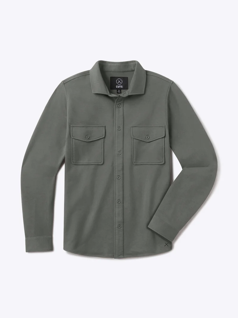 Hyperloop Overshirt | Castor Grey Signature-Fit