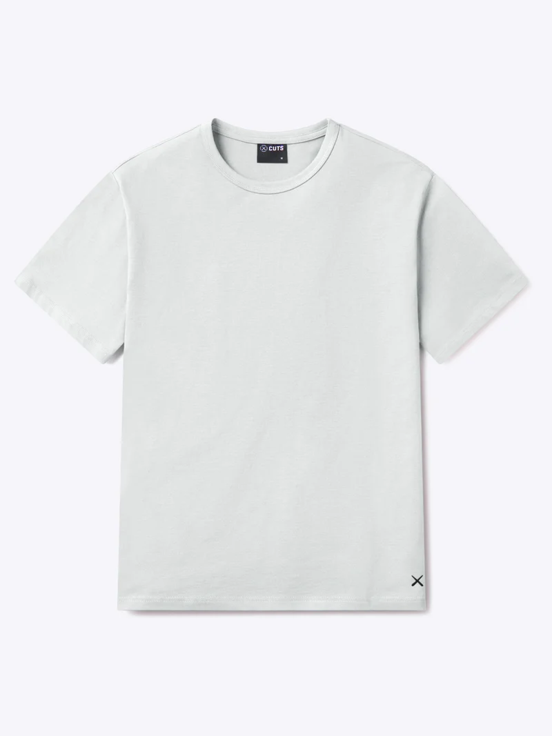 Overtime Oversized Tee | White Relaxed-Fit