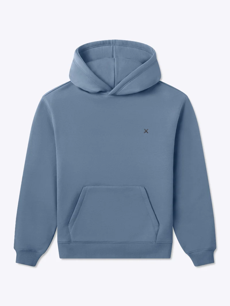 Divine Fleece Hoodie | Cadet Blue Classic-fit