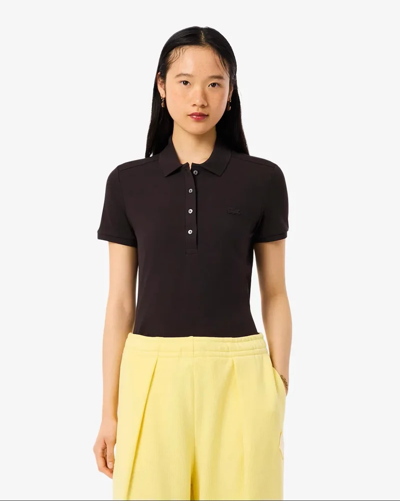 Slim Fit Stretch Piqué Polo Shirt - 3LA