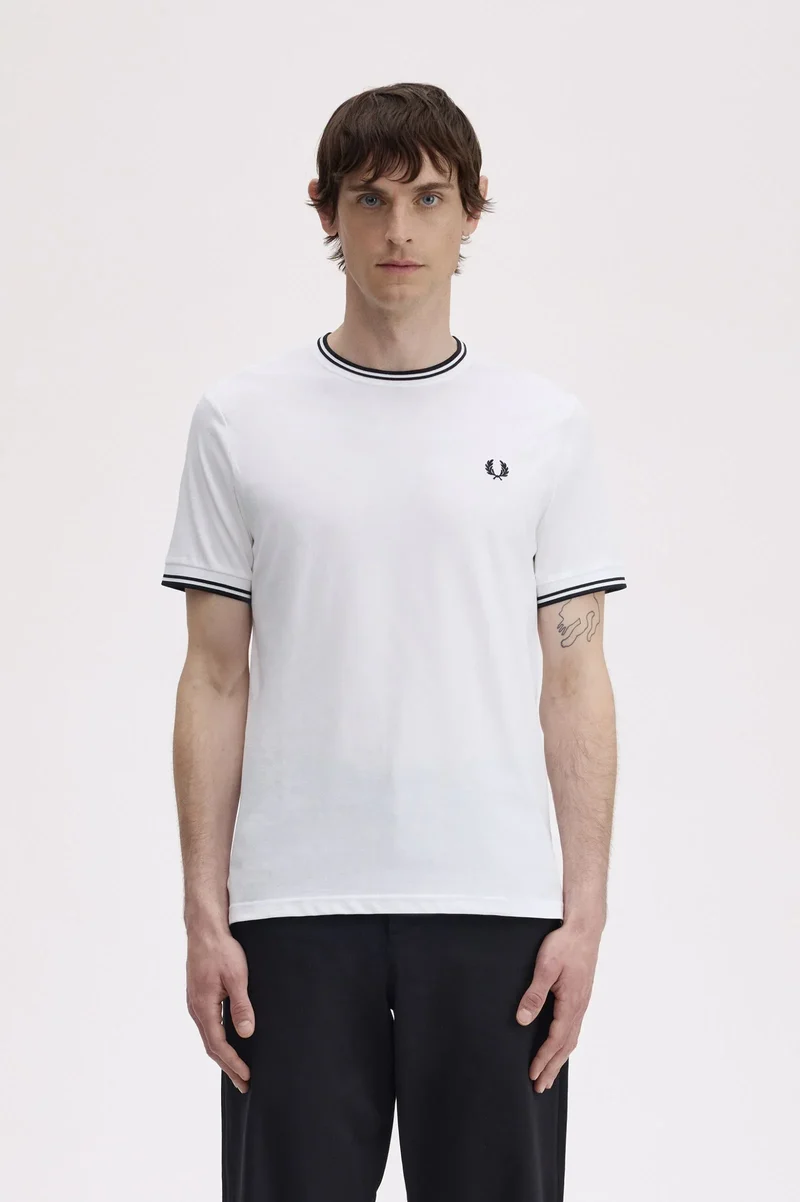 TWIN TIPPED T-SHIRT - 100 White