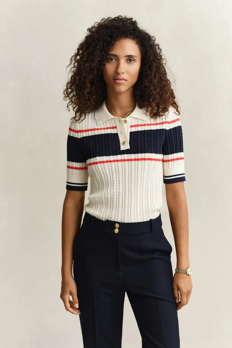 COTTON CABLE SS RUGGER - 130 CREAM
