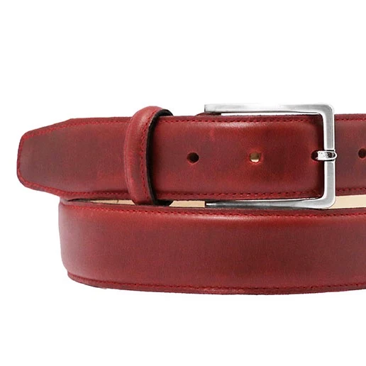 Poynton Ox Blood Belt by 1919 Parisian