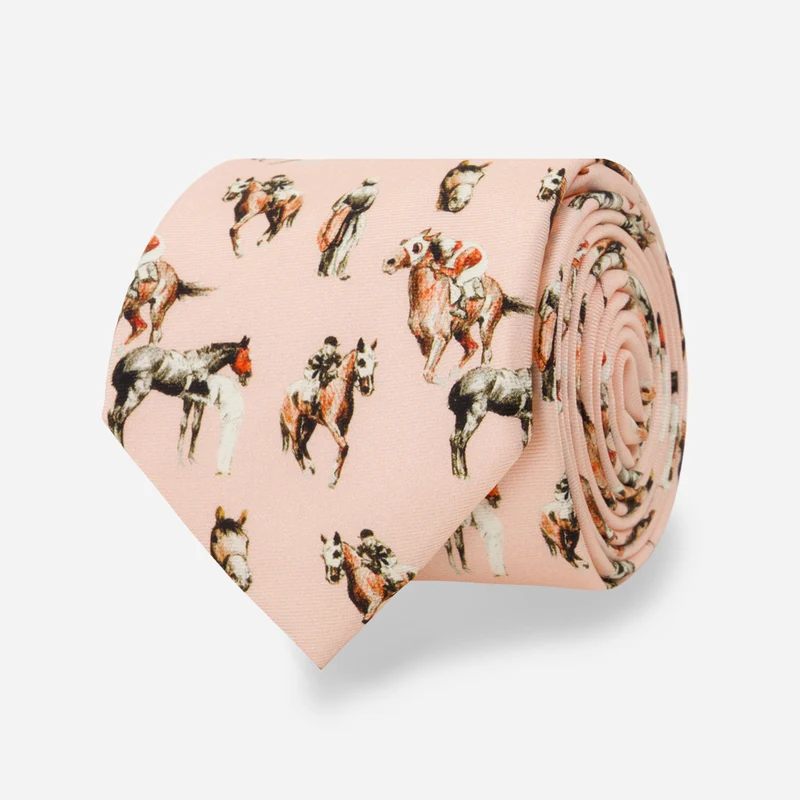 Thoroughbred Parade Blush Pink Tie