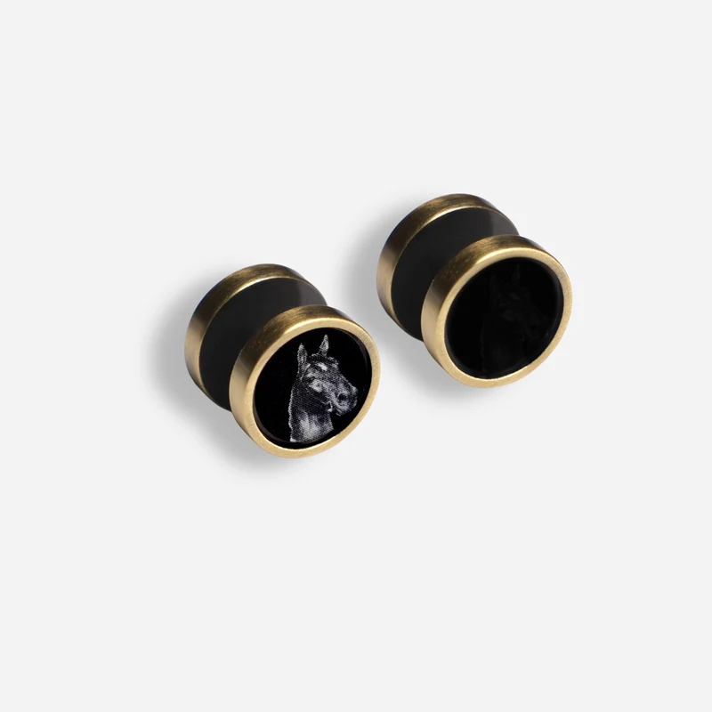 Front Runner Antique Brass Cufflinks