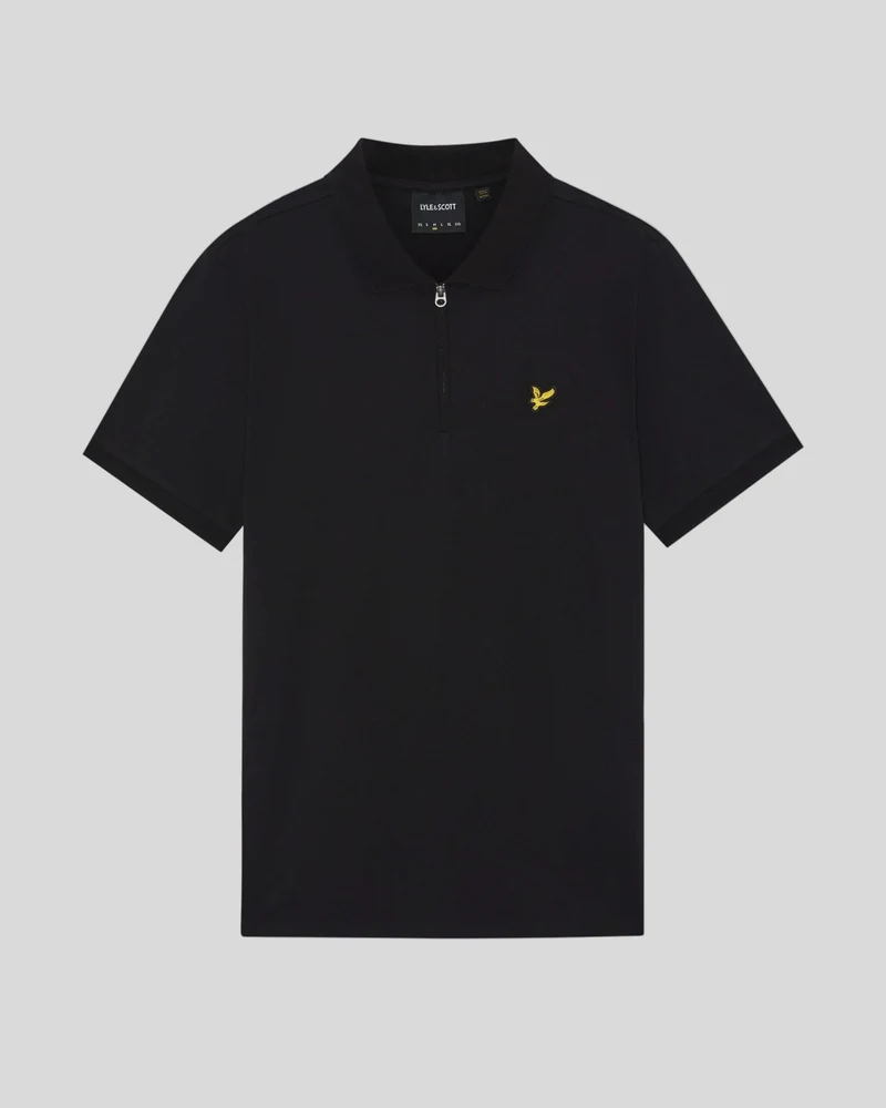 1/4 Zip Short Sleeve Polo Shirt