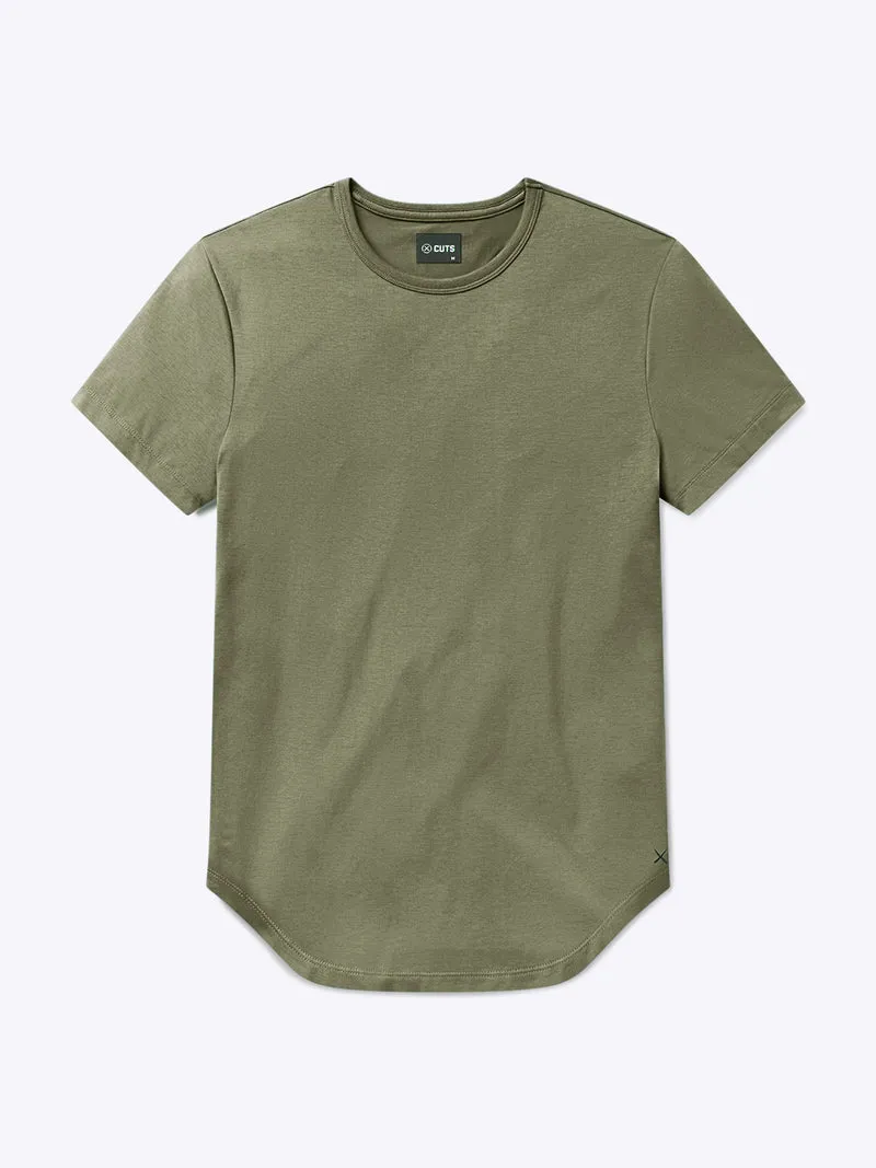 AO Elongated Tee | Capers Signature-fit PYCA Pro®