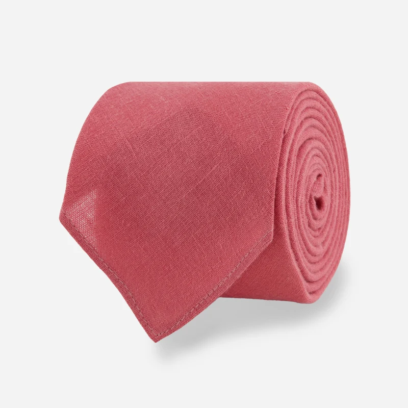 Kinzie French Linen Rose Tie