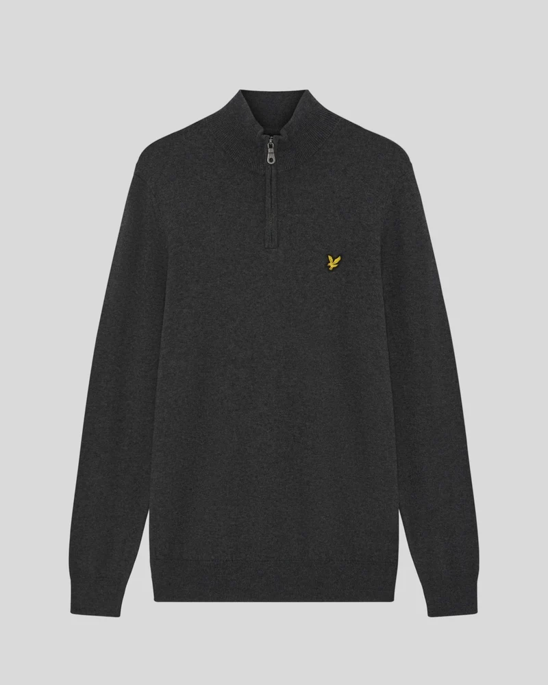 Cotton Merino 1/4 Zip Jumper