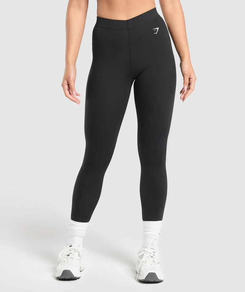 Gymshark Cotton Leggings - Black