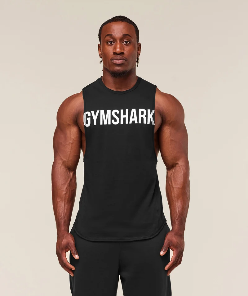 Gymshark Impact Drop Arm Tank - Black