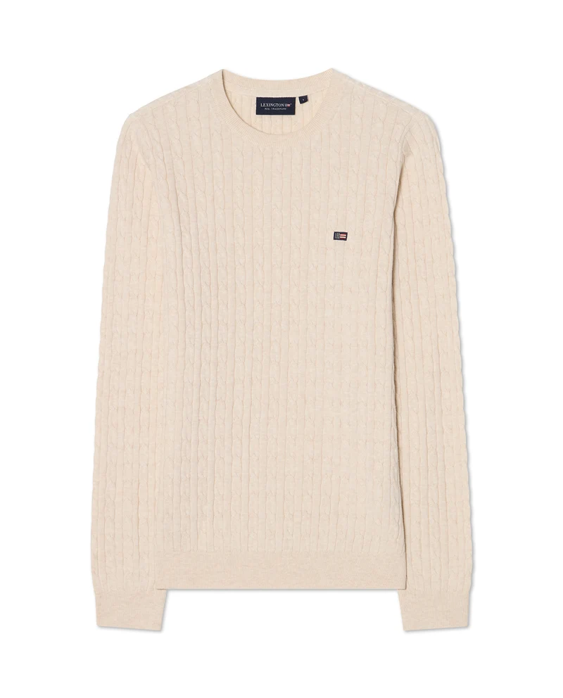 Organic Cotton Cable Knitted Sweater