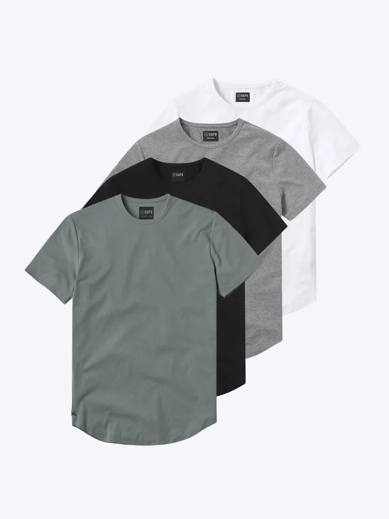 AO Curve Tee 4-Pack