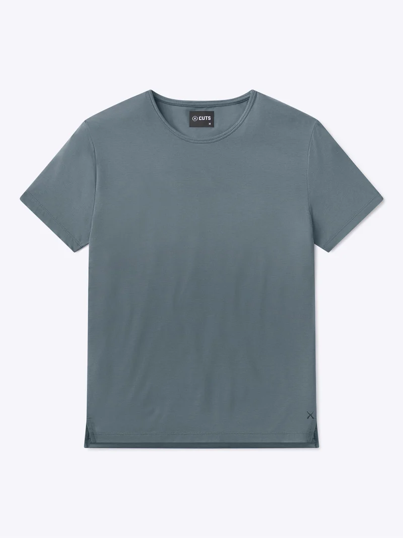 AO Split-Hem Tee | Ocean Storm Signature-fit PYCA Pro®