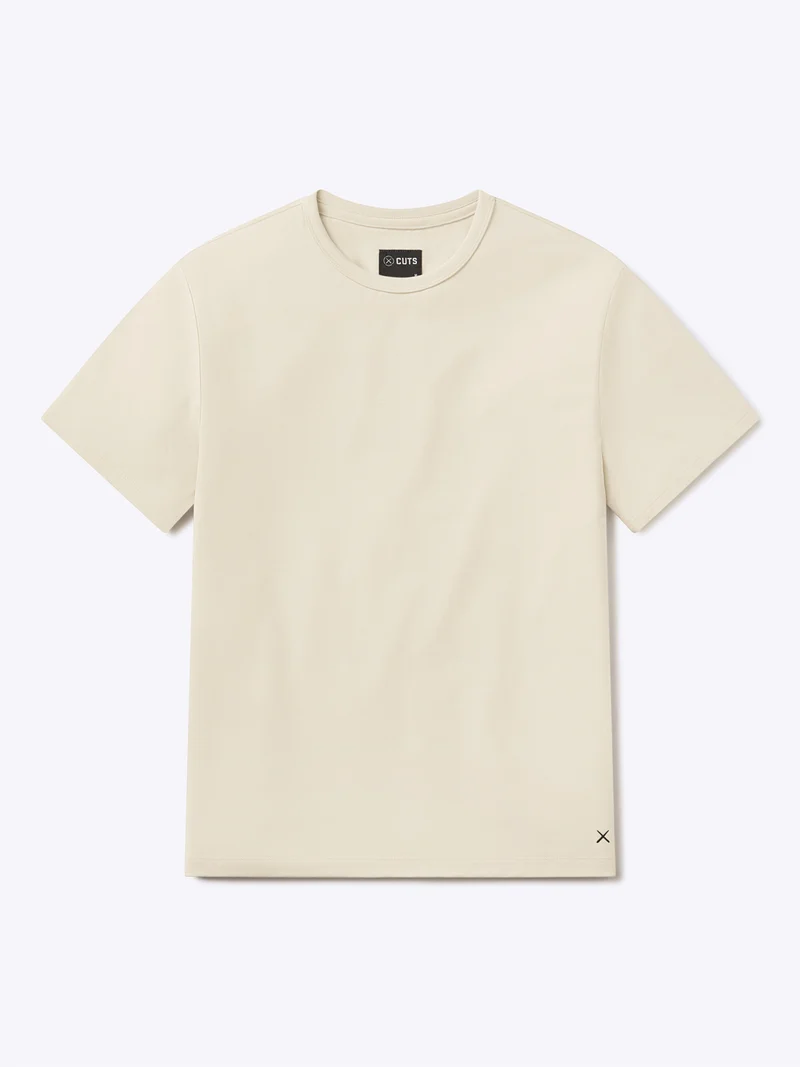 AO Forever Tee | Ivory Classic-Fit PYCA Pro®