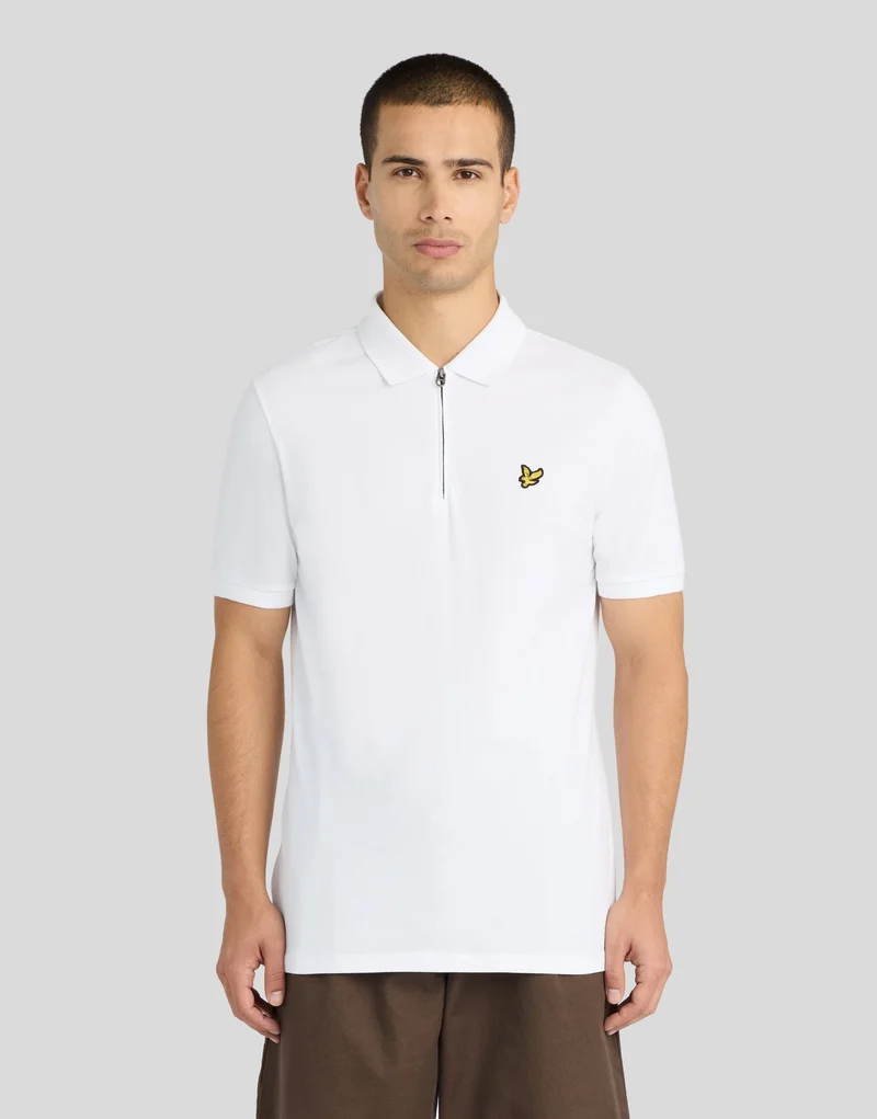 1/4 Zip Short Sleeve Polo Shirt