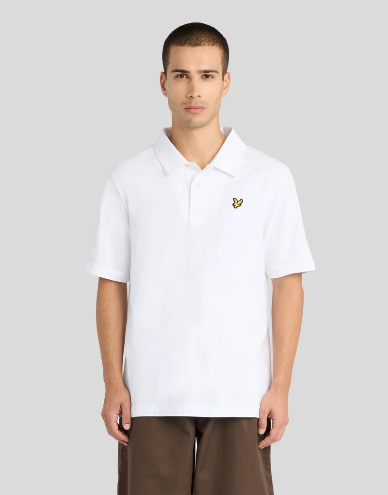 Relaxed Cotton Jersey Polo Shirt