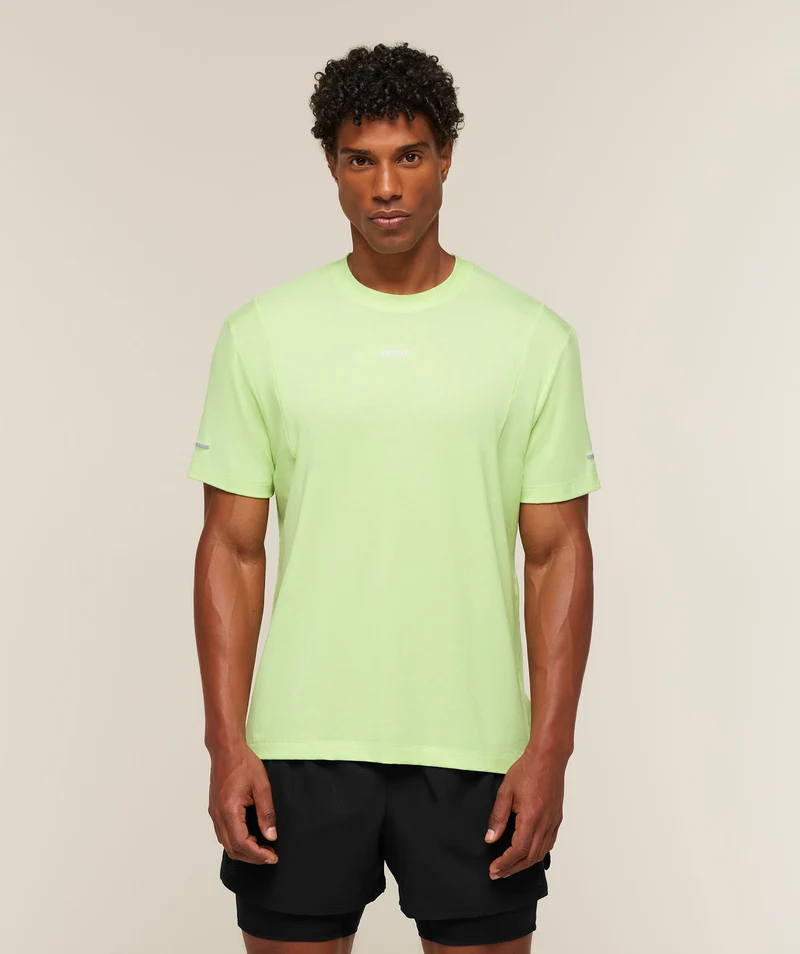 Gymshark Super Soft Running T-Shirt - Pace Green