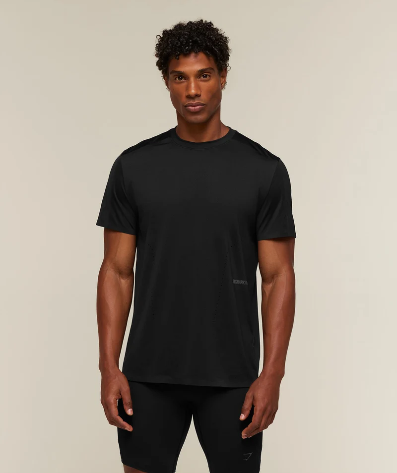 Gymshark Running Elite T-Shirt - Black