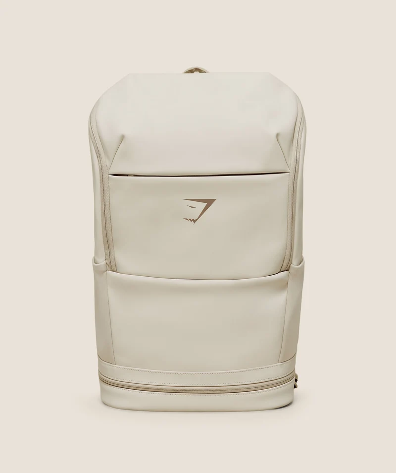 Gymshark Sleek Backpack - Chalk Beige