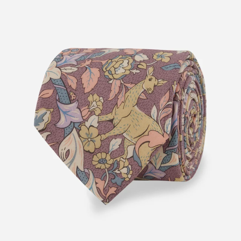 Joan Fawn Vintage Mauve Tie