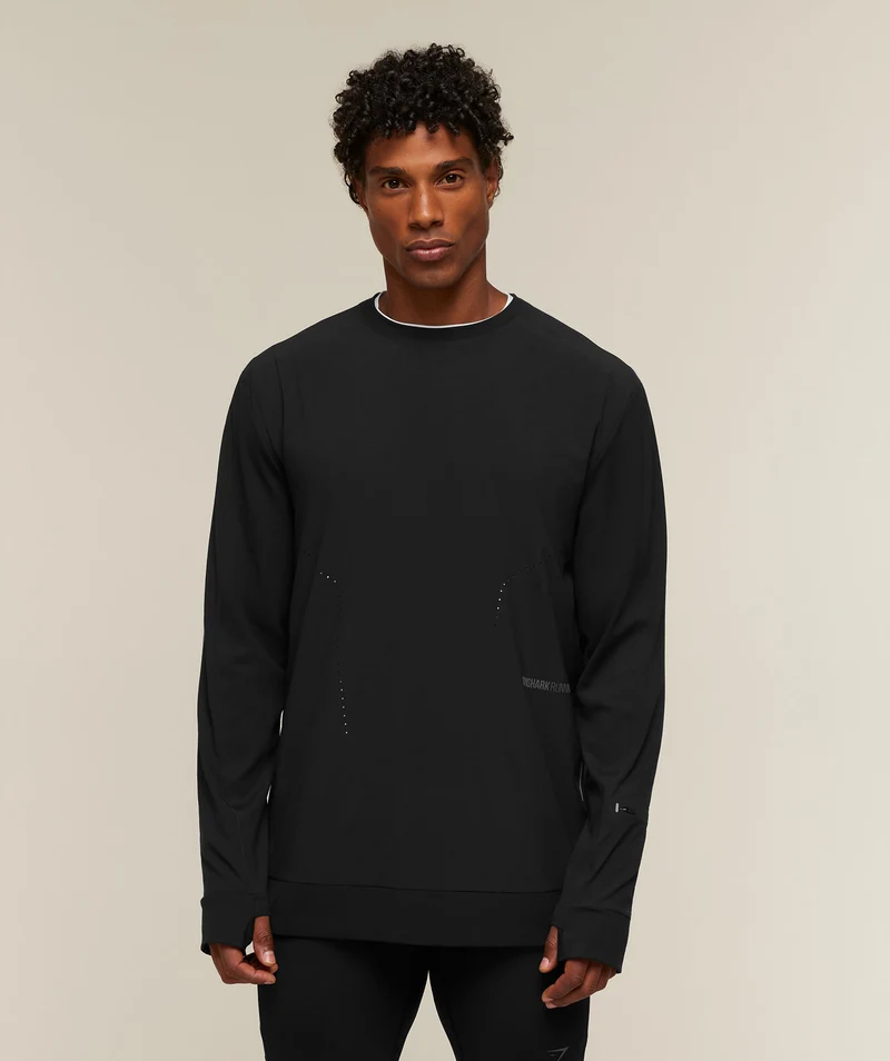 Gymshark Running Elite Crew - Black